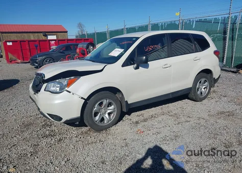 2015 Subaru Forester 2.5I z USA, uszkodzony, nr VIN JF2SJAAC4FG572212